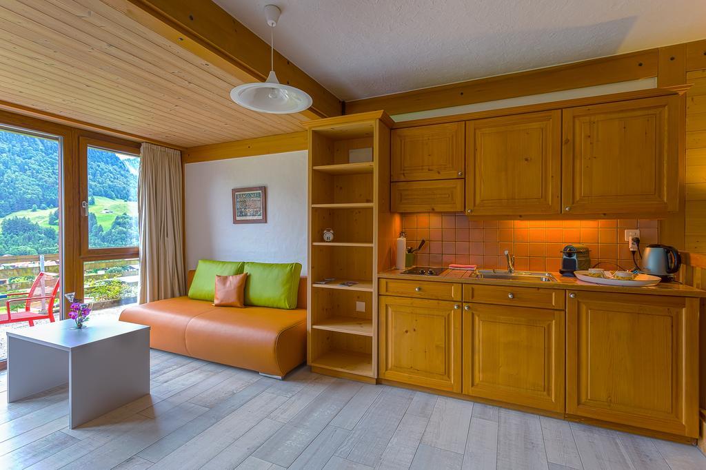Studios Bellevue Charmey Kamer foto