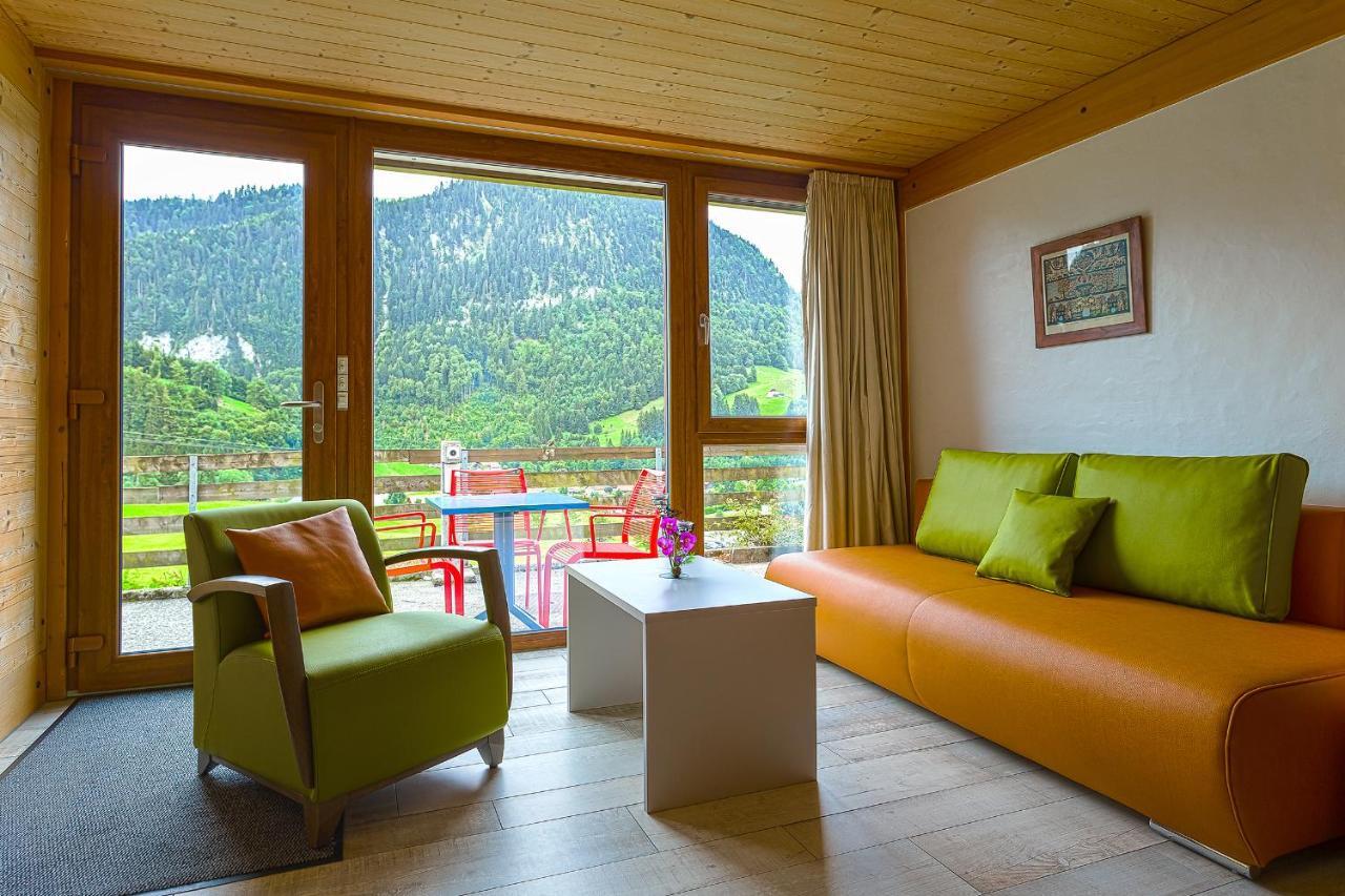 Studios Bellevue Charmey Kamer foto